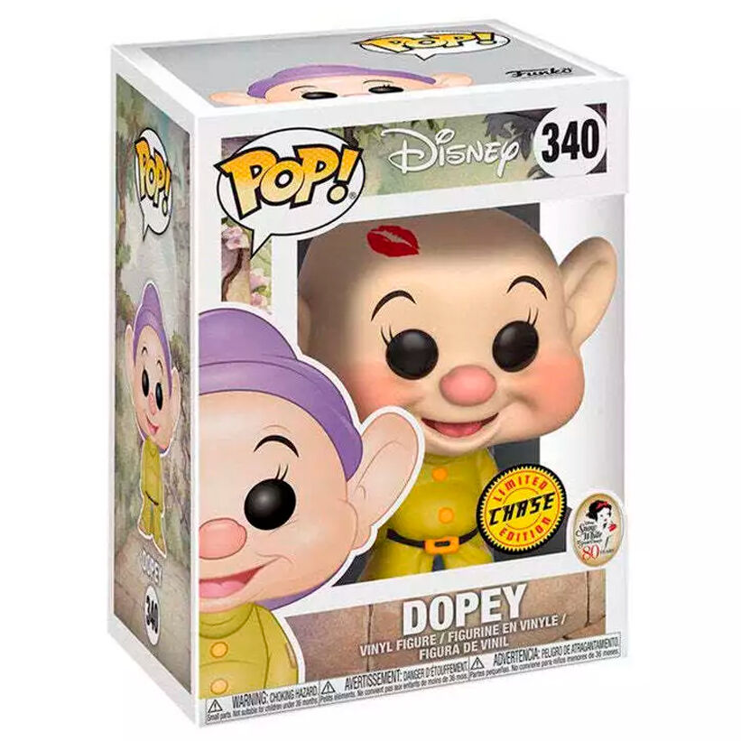 Funko Pop! Disney: Snow White and the Seven Dwarfs -  Dopey Vinyl Figure CHASE #340 - Ginga oys