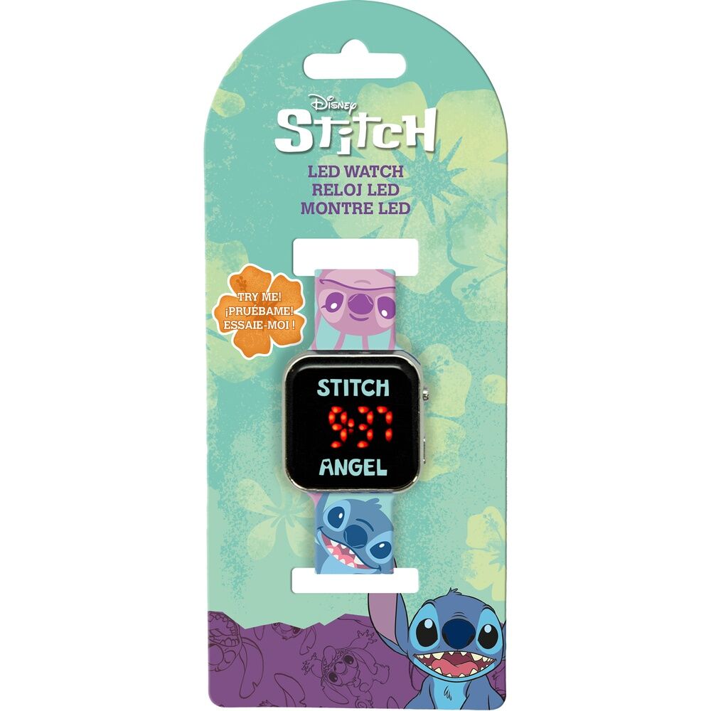 Disney Stitch Kids LED Wrist Watch - Ginga Toys