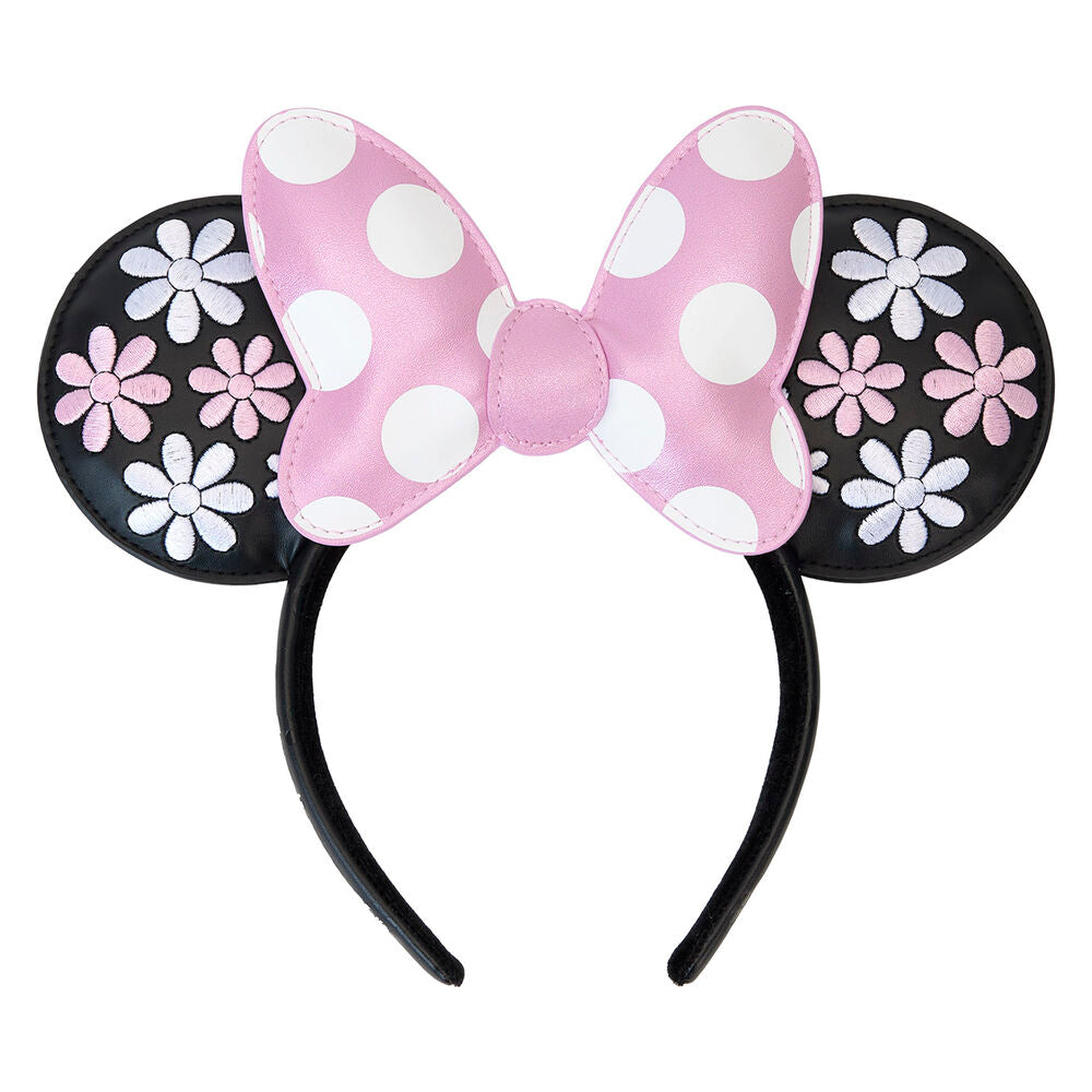 Loungefly Disney Minnie Mouse Floral Rocks the Dots Ear Headband - Ginga Toys