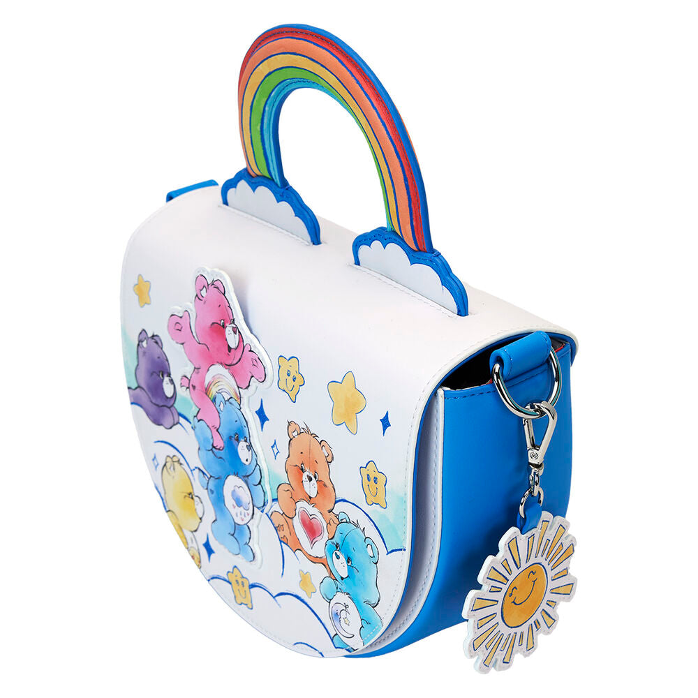 Loungefly Care Bears Care-A-Lot Rainbow Handle Crossbody Bag - Ginga Toys
