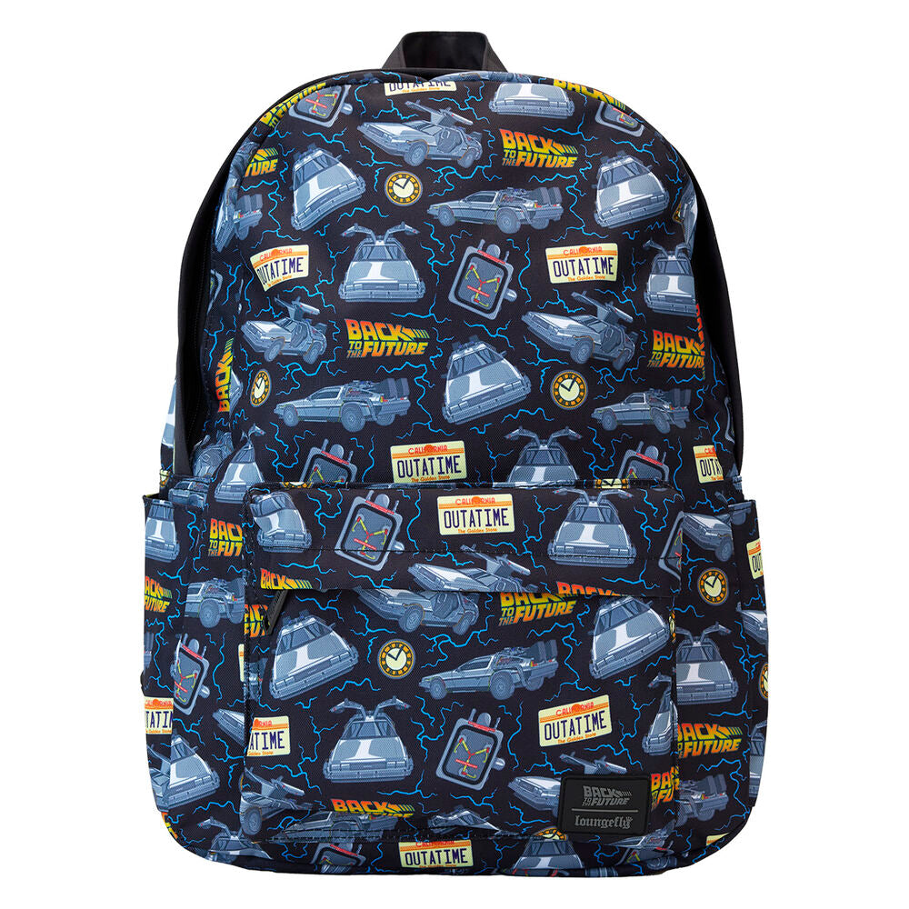 Loungefly Back To The Future 40th Anniversary Nylon Full Size Backpack - Ginga Toys