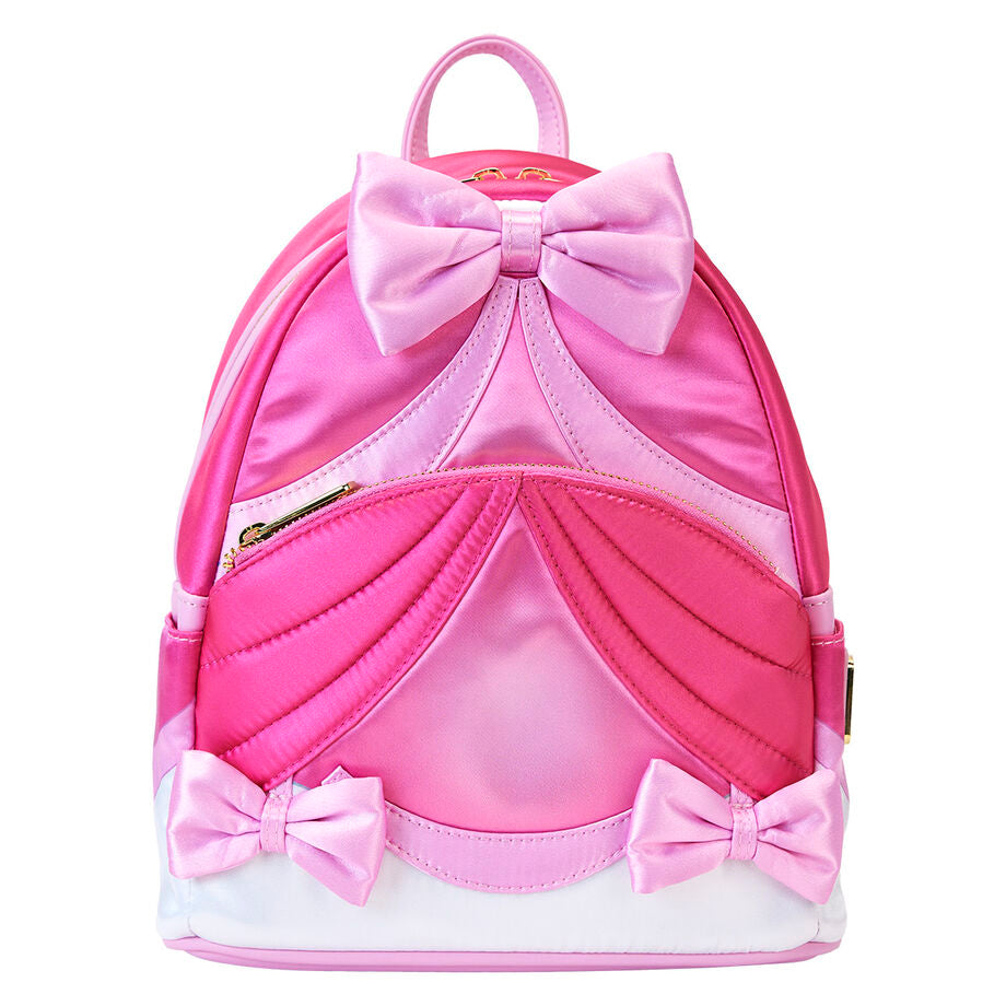 Loungefly Disney Cinderella 75th Anniversary Pink Bow Gown Cosplay Mini Backpack - Ginga Toys