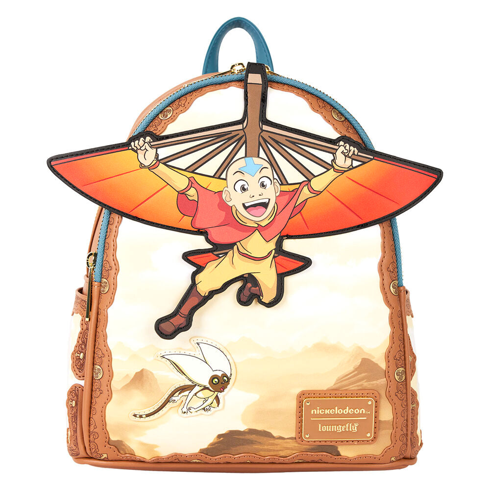 Loungefly Avatar The Last Airbender Aang Glider Staff Mini Backpack - Ginga Toys