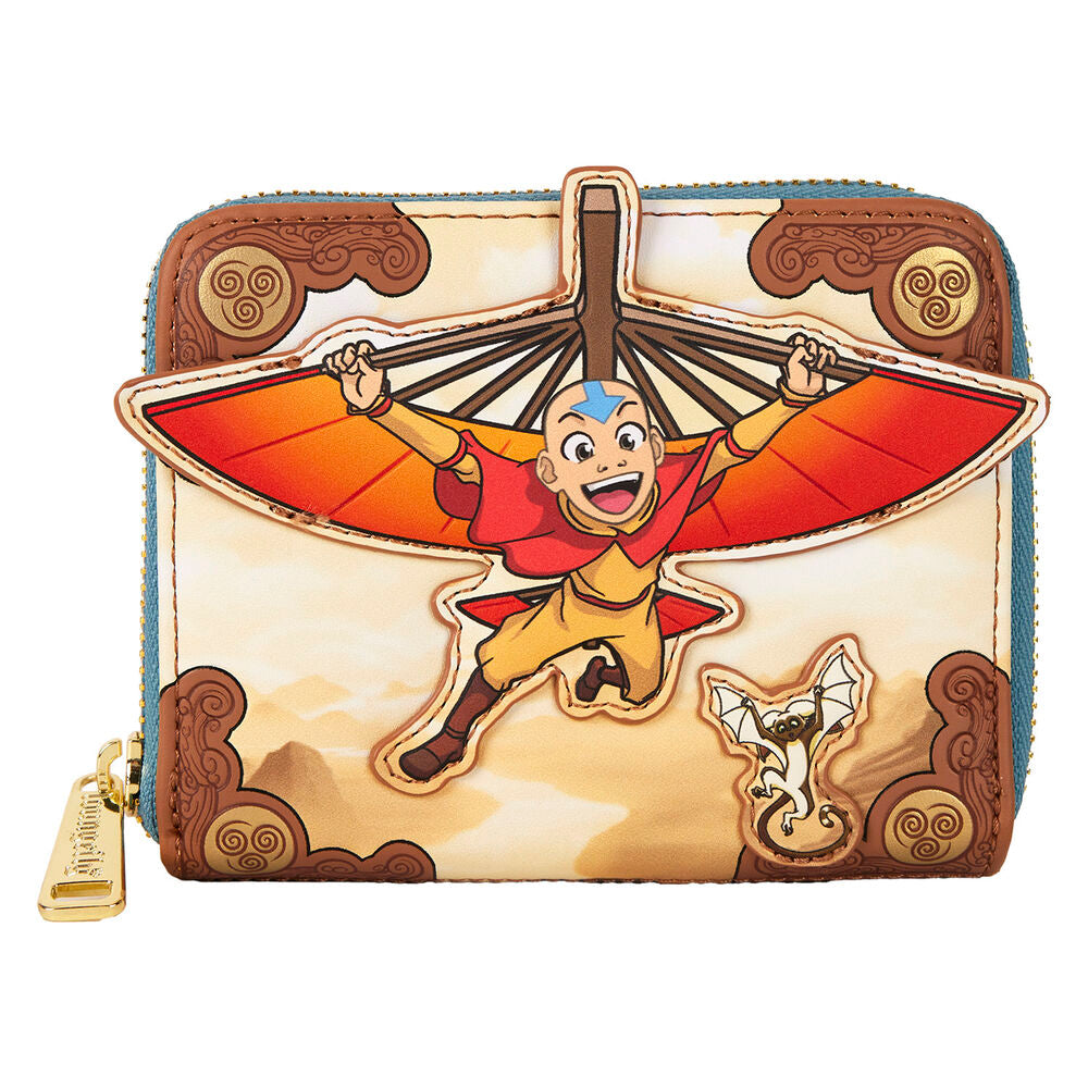 Loungefly Avatar The Last Airbender Aang Glider Staff Zip Around Wallet - Ginga Toys