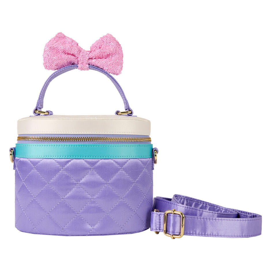 Loungefly Disney Daisy Duck 85th Anniversary Sequin Quilted Crossbody Bag - Ginga Toys