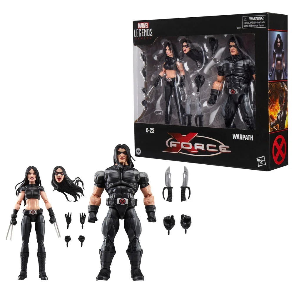 X-Force Marvel Legends Warpath and X-23 Action Figure Two-Pack