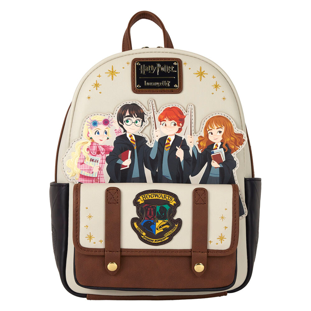 Loungefly Harry Potter Hogwarts Flap Pocket Mini Backpack - Ginga Toys