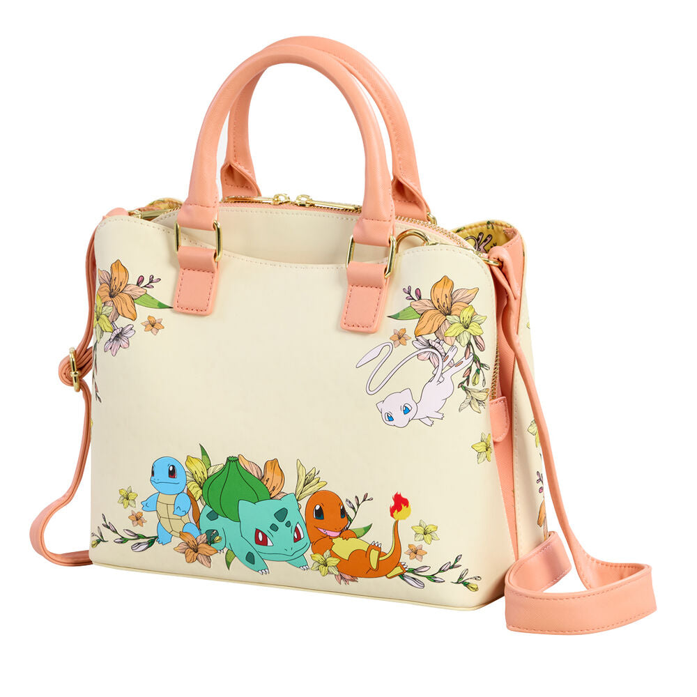 Loungefly Pokemon Kanto Starters Floral Crossbody Bag - Ginga Toys