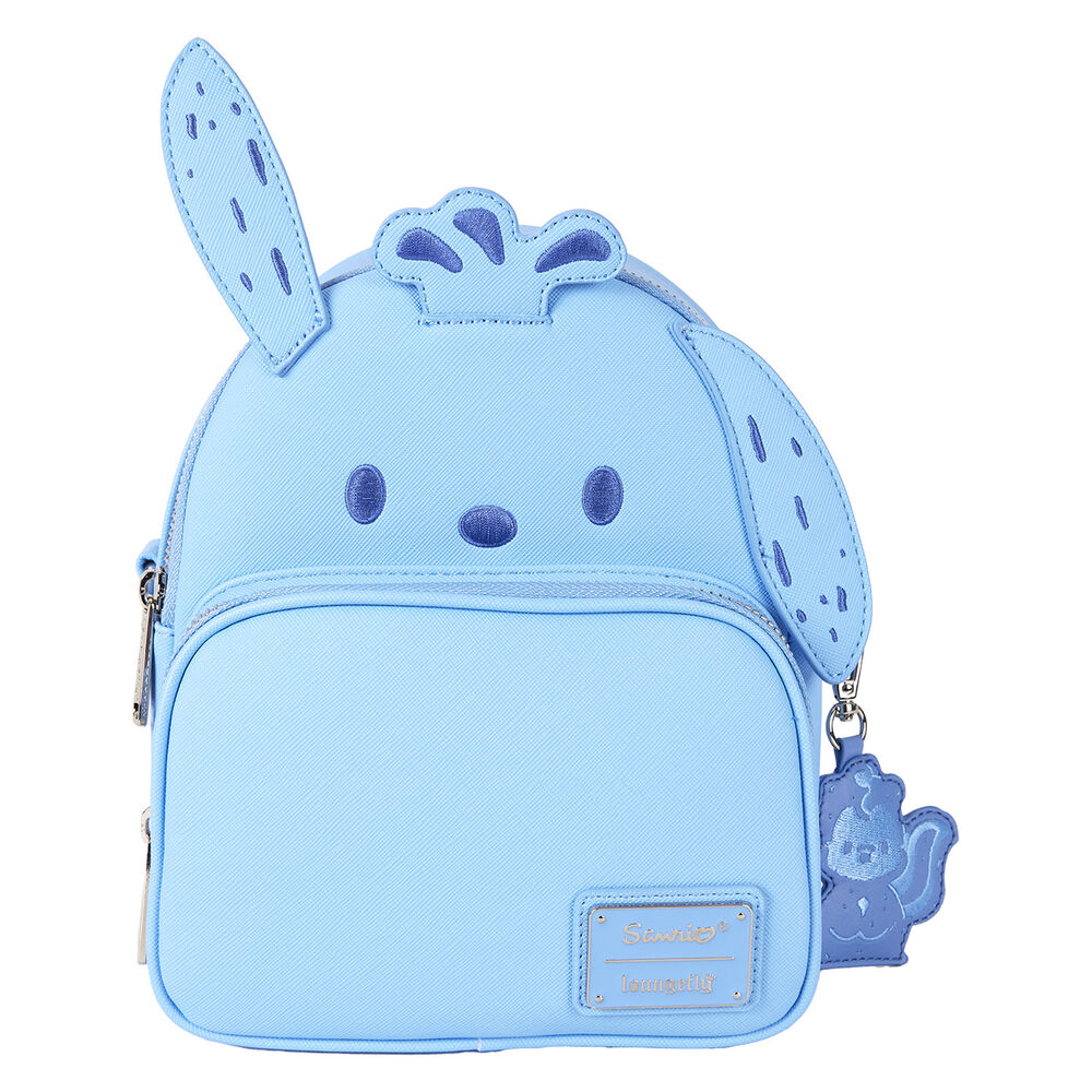 Loungefly Sanrio Pochacco Monochrome Cosplay Convertible Mini Backpack & Crossbody Bag - Ginga Toys