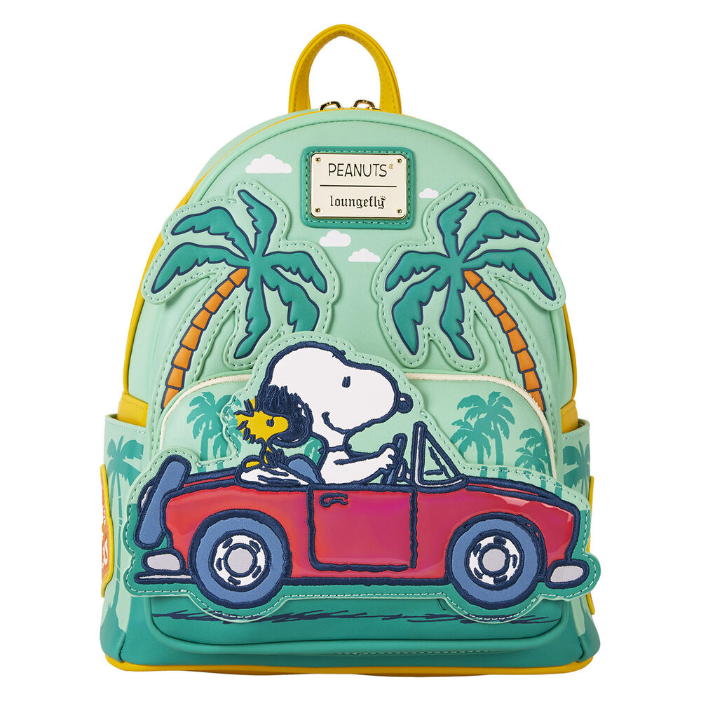 Loungefly Peanuts Snoopy & Woodstock Road Trip Mini Backpack - Ginga Toys
