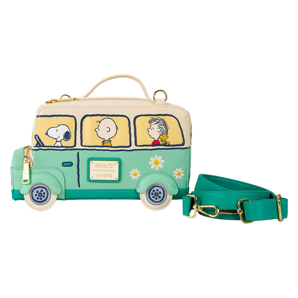 Loungefly Peanuts Snoopy Road Trip Bus Crossbody Bag - Ginga Toys