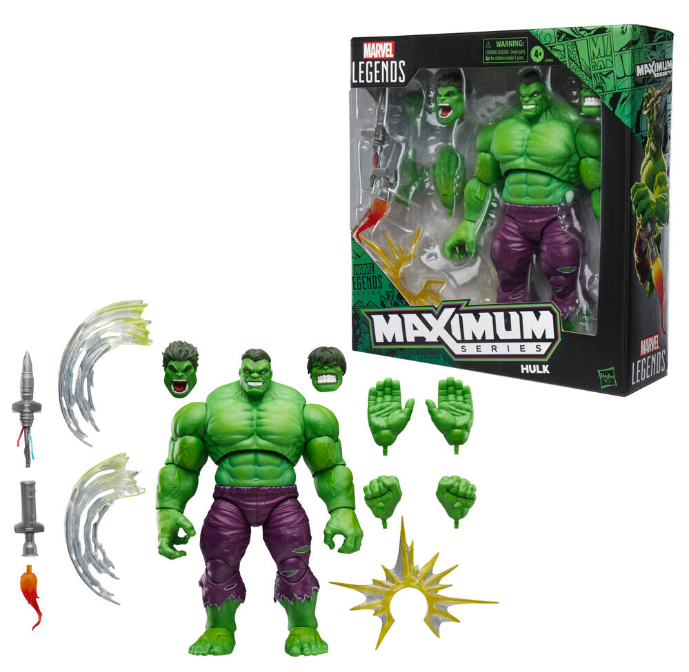 Marvel Legends Maximum Series Hulk Deluxe Action Figure - Ginga Toys