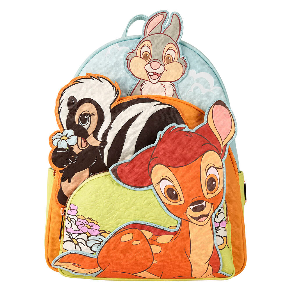 Loungefly Disney Bambi & Friends Triple Pocket Mini Backpack - Ginga Toys