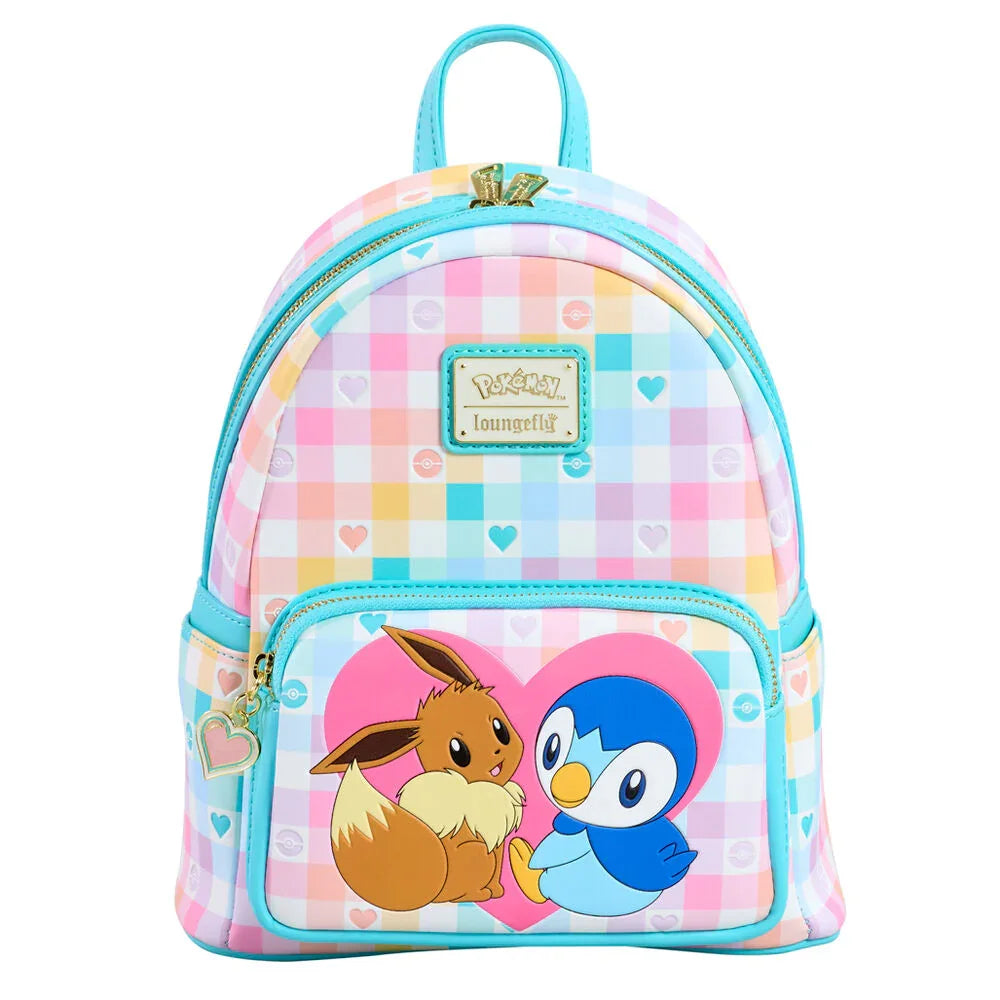 Loungefly Pokemon: Piplup & Eevee Friends Mini Backpack