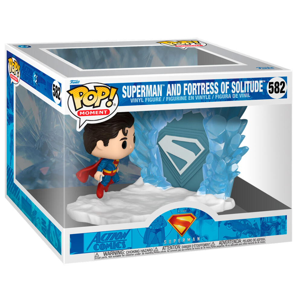 Funko Superman (2025) Pop! Moment - Superman and Fortress of Solitude Vinyl Figure #582 - Ginga Toys