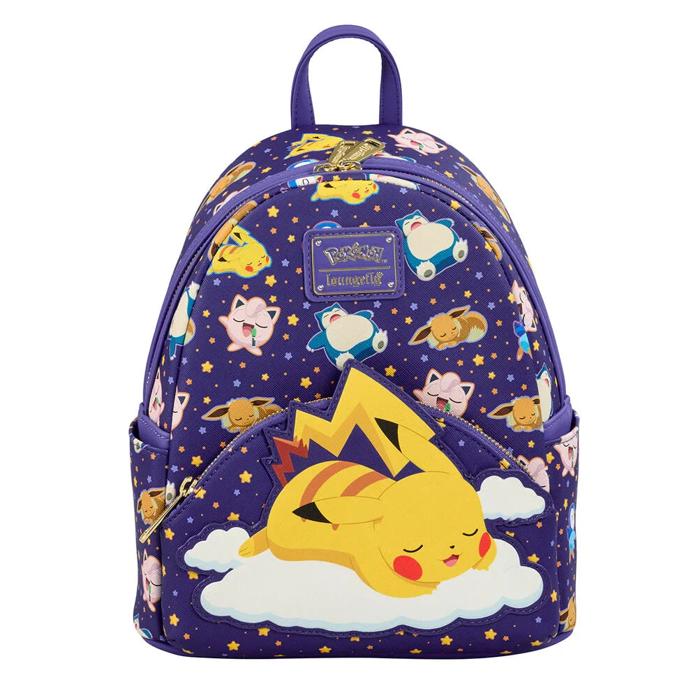 Loungefly Pokemon Sleeping Pikachu and Friends Mini Backpack