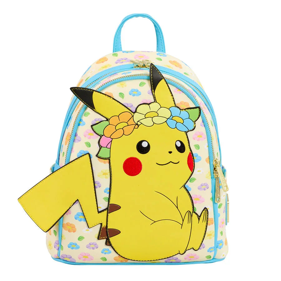 Loungefly Pokemon Pikachu Floral Crown Mini Backpack