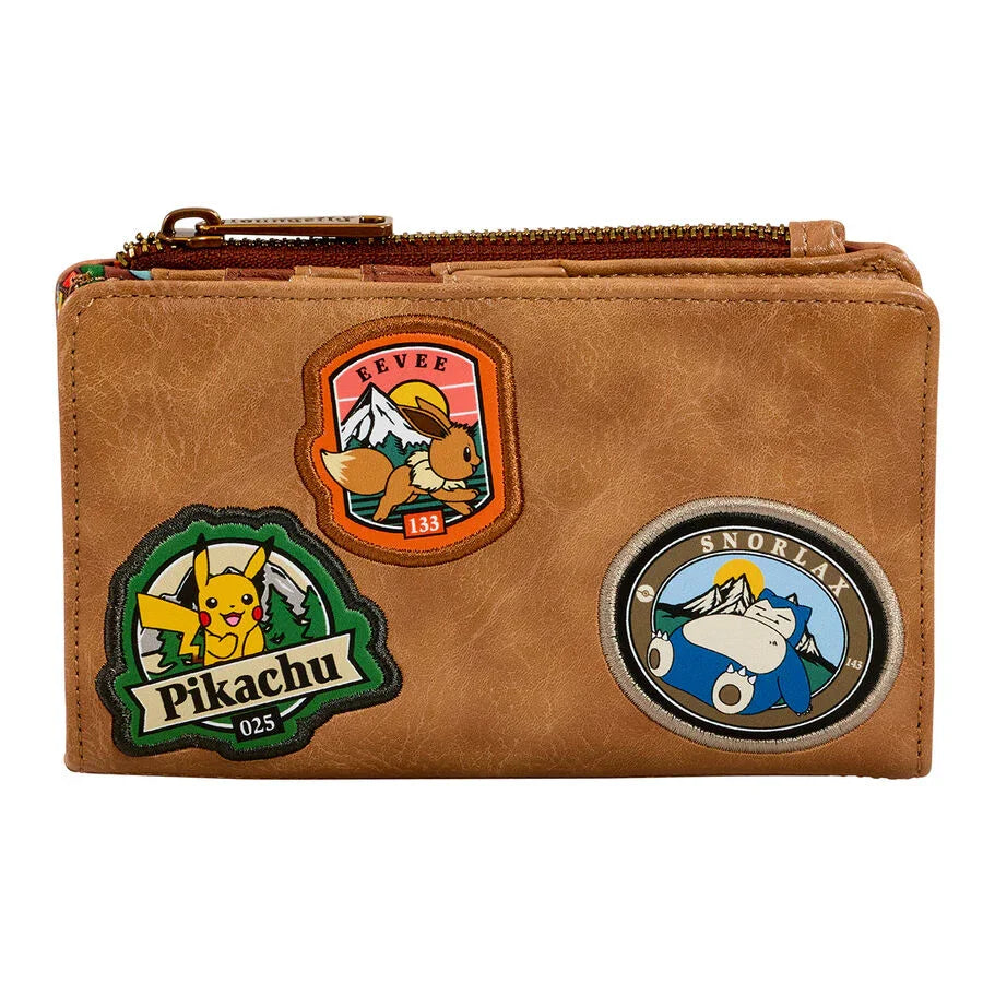 Loungefly Pokémon Camper Patches Wallet