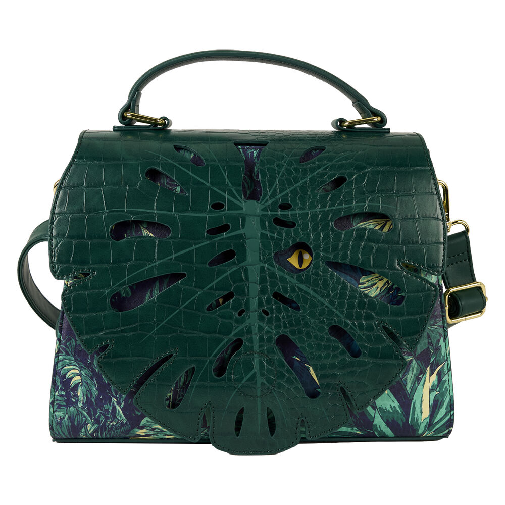 Loungefly Jurassic World Jungle Velociraptor Glow Crossbody Bag - Ginga Toys