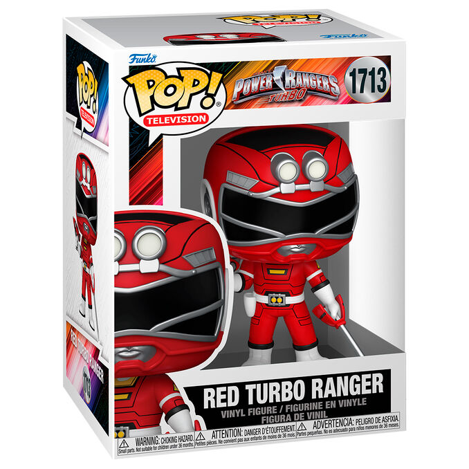 Funko Pop! Television: Power Rangers Turbo - Red Turbo Ranger Vinyl Figure #1713 - Ginga Toys