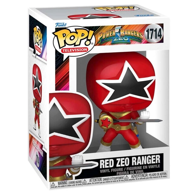 Funko Pop! Television: Power Rangers Zeo - Red Zeo Ranger Vinyl Figure #1714 - Ginga Toys