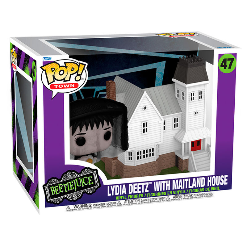 Funko Pop! Town: Beetlejuice - Lydia Deetz with Maitland House Vinyl Figure #47 - Ginga Toys