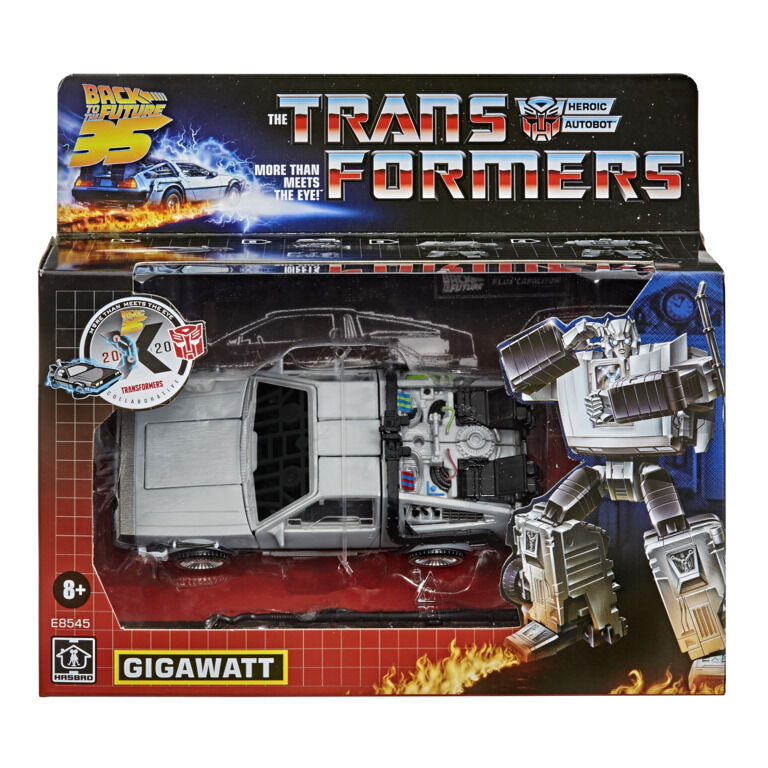 Transformers Collaborative Back to the Future x Transformers Gigawatt Action Figure - Ginga Toys
