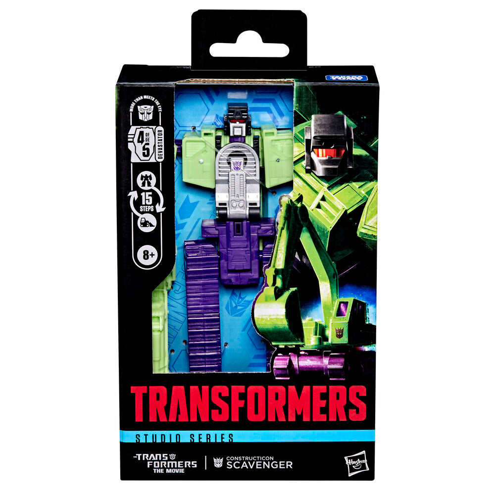 The Transformers: The Movie Studio Series Deluxe Class Constructicon Scavenger Action Figure - Ginga Toys