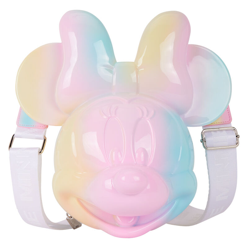 Loungefly Disney Minnie Mouse Pastel Tie-Dye Molded Figural Crossbody Bag - Ginga Toys