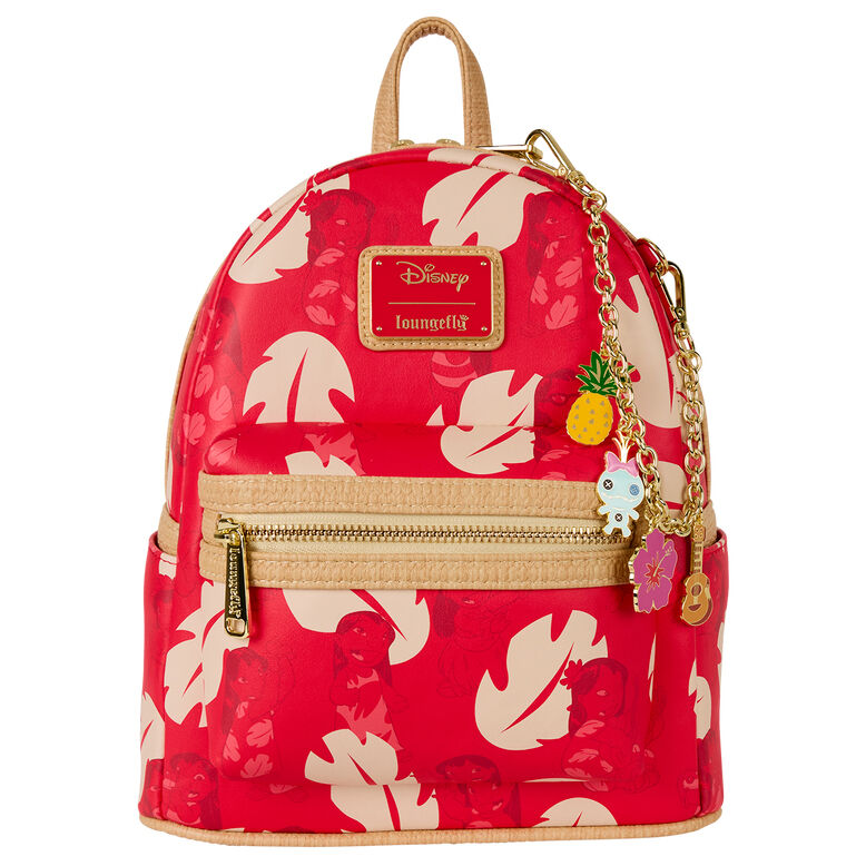 Loungefly Disney Lilo & Stitch Charm Cosplay Mini Backpack - Ginga Toys