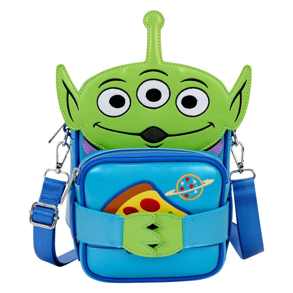 Loungefly Disney Pixar Toy Story 30th Anniversary Aliens Crossbuddies® Cosplay Crossbody Bag with Coin Bag - Ginga Toys