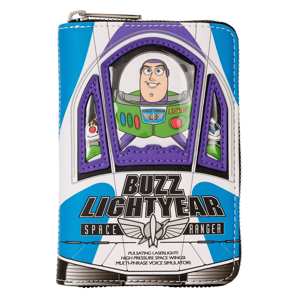 Loungefly Disney Pixar Toy Story 30th Anniversary Buzz Lightyear Glow Zip Around Wallet - Ginga Toys