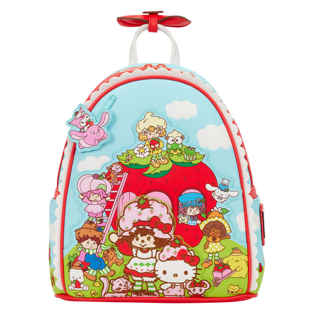 hello kitty mini backpack toy Loungefly Sanrio Hello Kitty & Friends x Strawberry Shortcake Scented Mini Backpack