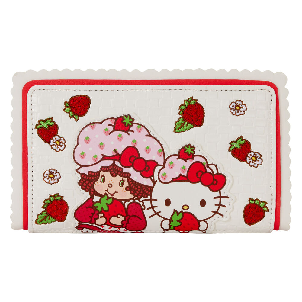 Loungefly Sanrio Hello Kitty & Friends x Strawberry Shortcake Flap Wallet - Ginga Toys