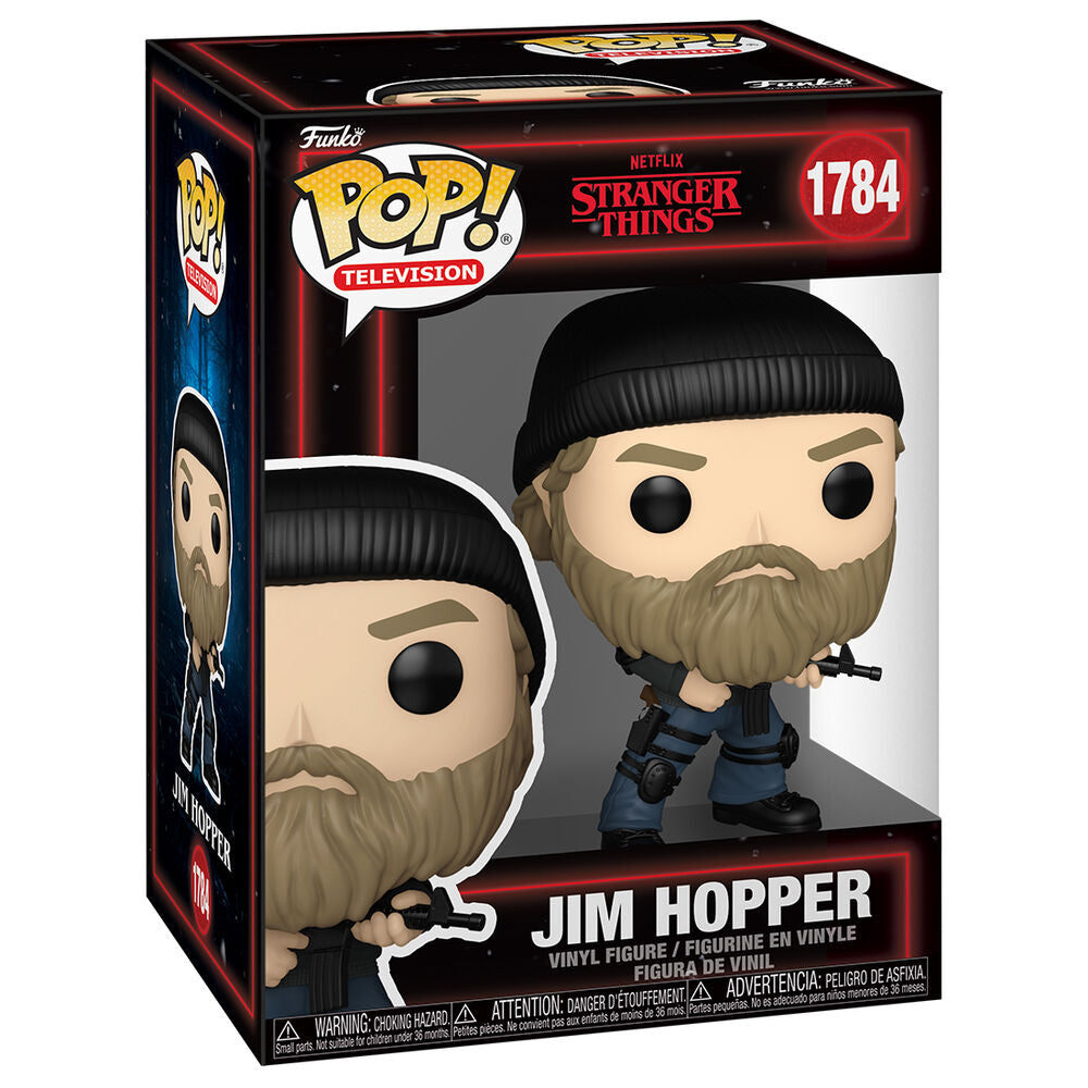 Stranger Things Pop! Television #1784 Jim Hopper (Season 5) Vinyl Figure - Funko - Ginga Toys