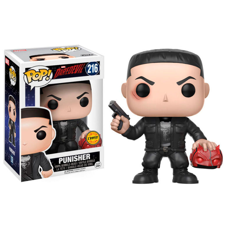 Funko Pop! Marvel: Daredevil - Punisher (Chase) Vinyl Figure #216 - Ginga Toys