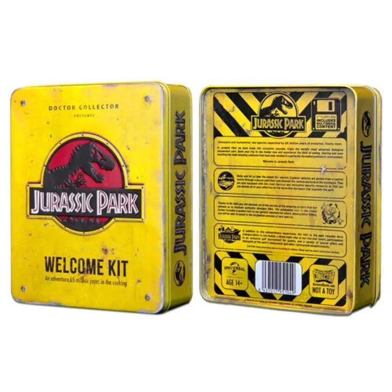 Jurassic Park Welcome Kit Standard metal box replica - Doctor Collector - Ginga Toys