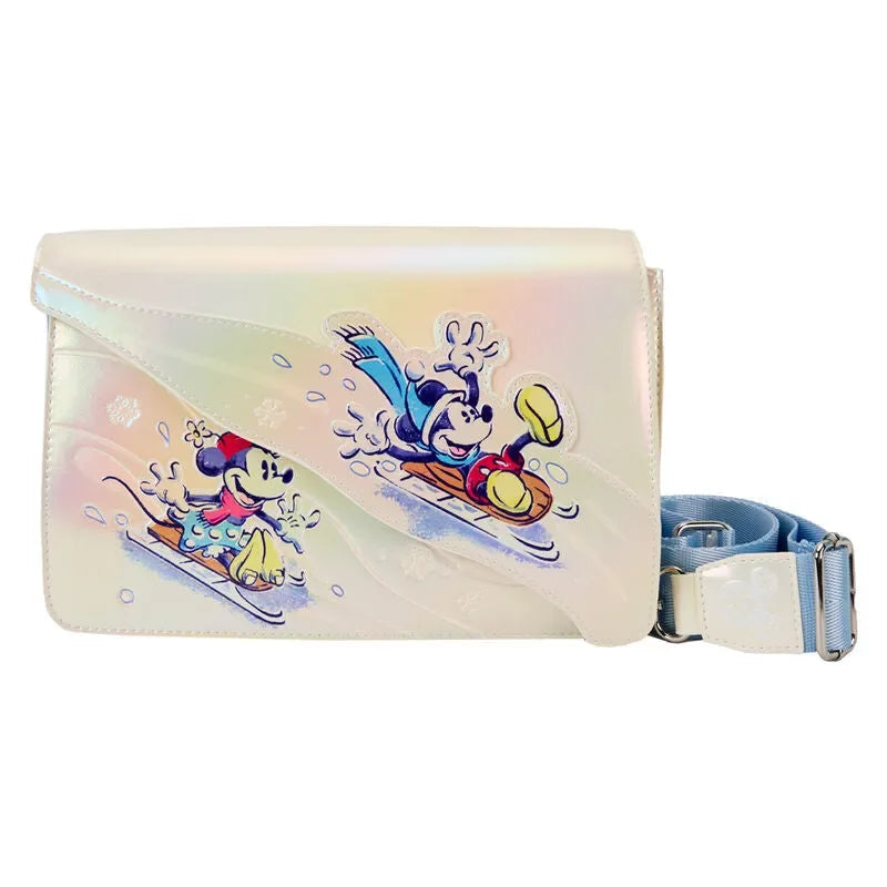 Loungefly Disney Mickey & Friends Winter Wonderland Crossbody Bag - Ginga Toys