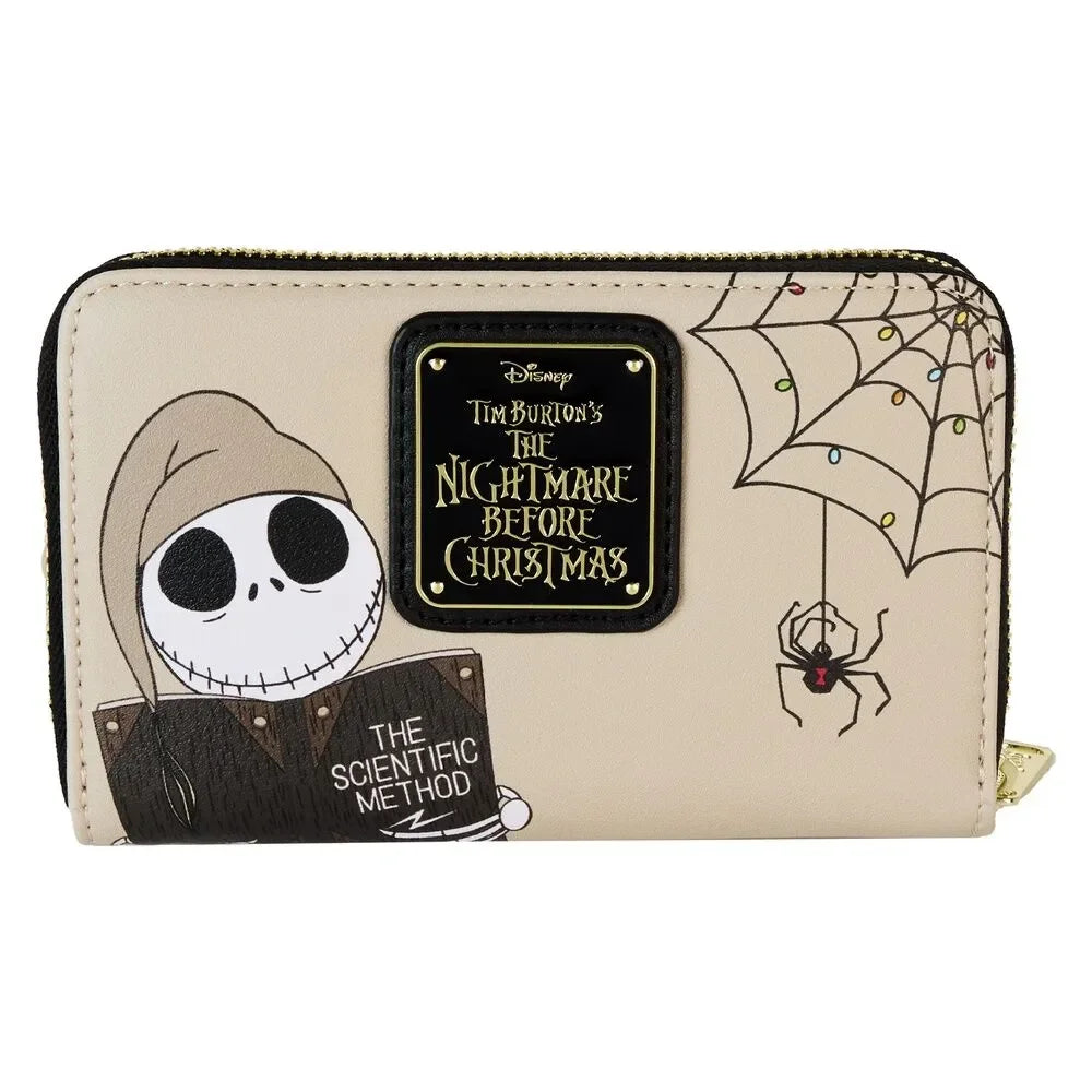 Loungefly Disney The Nightmare Before Christmas Scientific Method Book Zip Around Wallet - Ginga Toys