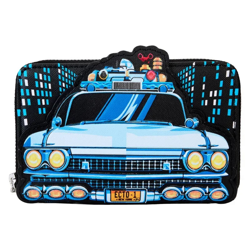 Loungefly Ghostbusters Ecto-1 Glow Zip Around Wallet - Ginga Toys