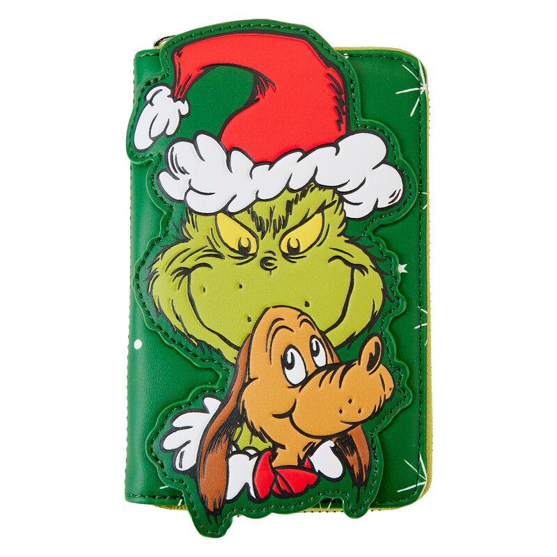 Loungefly Santa Grinch and Max - Dr. Seuss Christmas Zip Around wallet - Loungefly - Ginga Toys