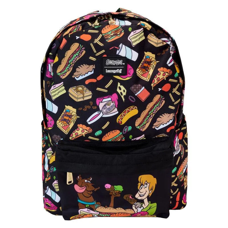 Loungefly Scooby-Doo Snacks All-Over Print Nylon Full-Size Backpack - Ginga Toys