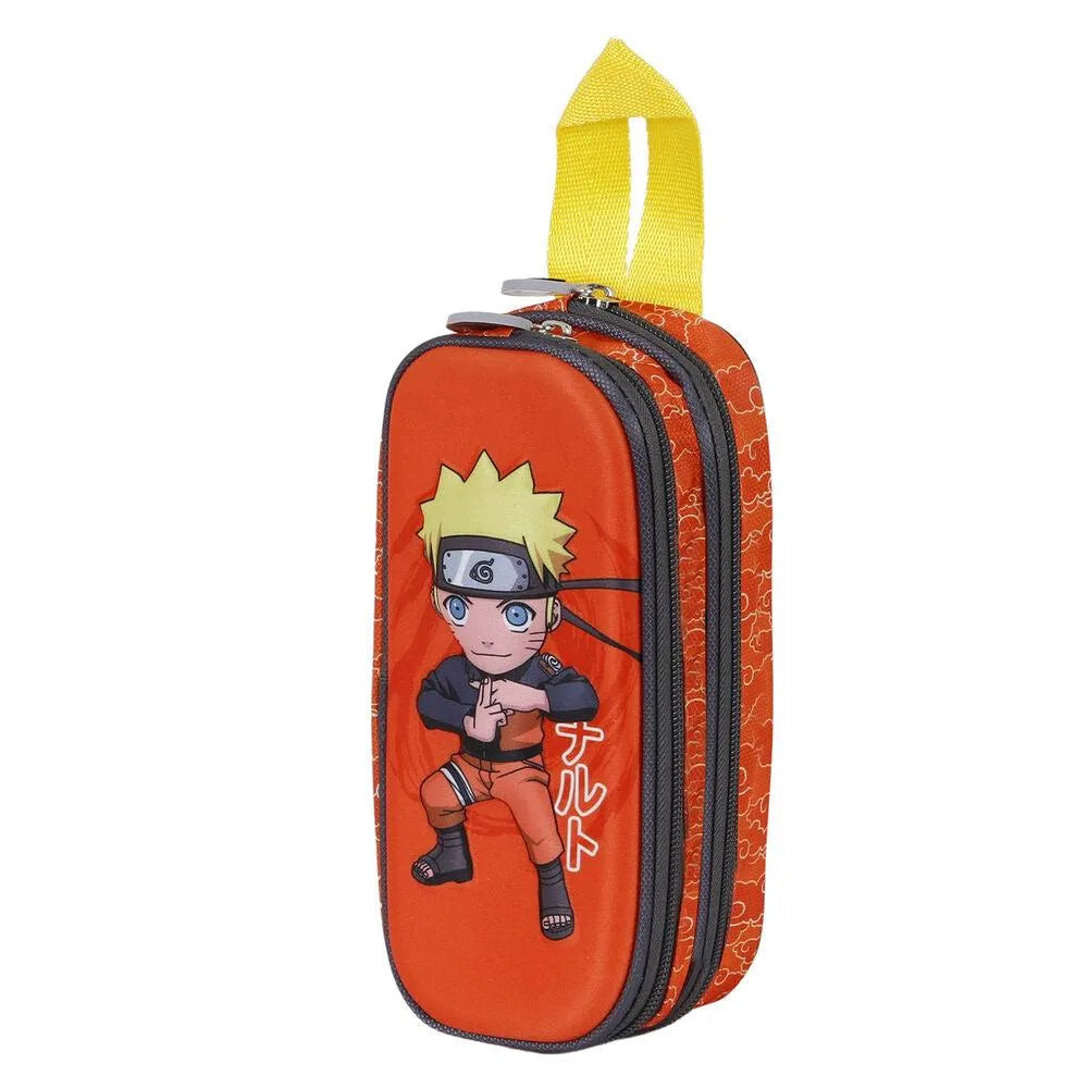 Naruto Shippuden Chikara 3D Double Pencil Case - Ginga Toys