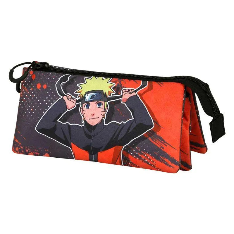 Naruto Shippuden - Naruto Uzumaki Hachimaki Pencil Case Triple - Ginga Toys