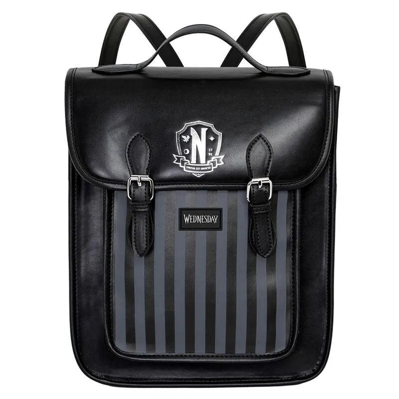 Netflix Wednesday Original Women backpack Black Crossbody bag - Karactermania - Ginga Toys