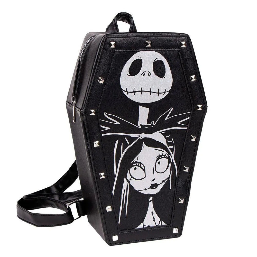 Nightmare Before Christmas Jack and Sally Casual Fashion Backpack - Cerda - Ginga Toys