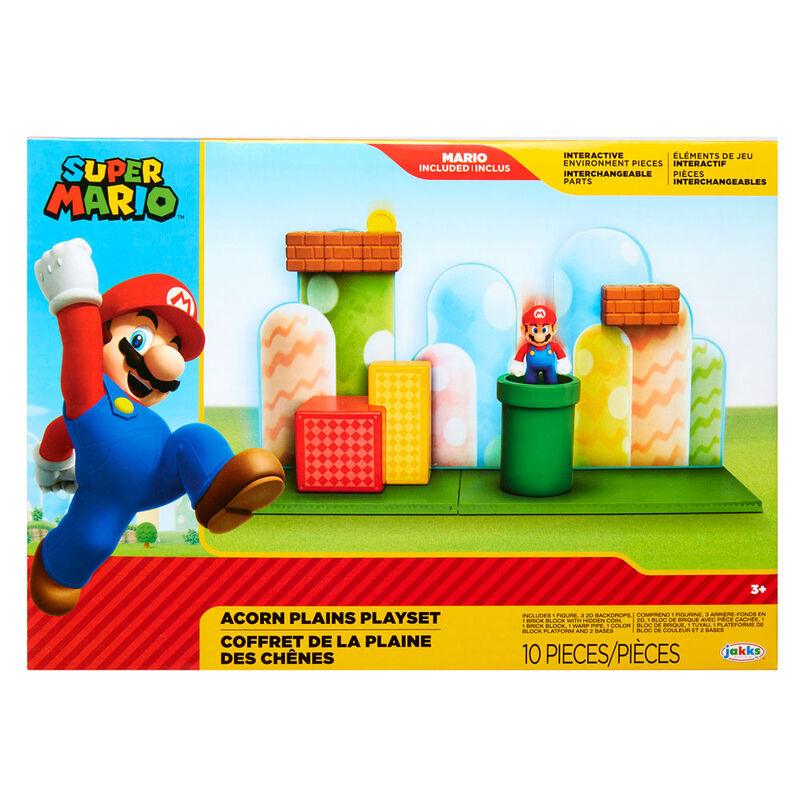 Nintendo Super Mario Acorn Plains playset Figure - Jakks Pacific - Ginga Toys
