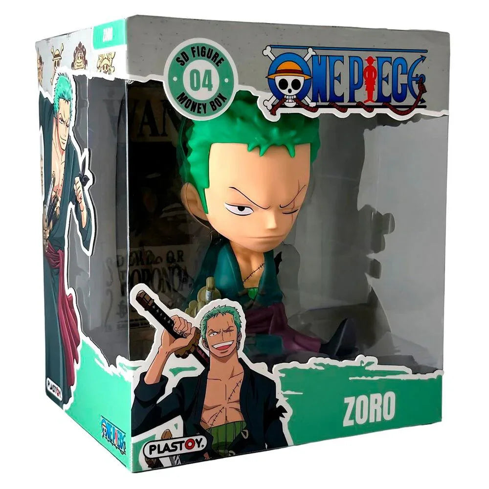 One Piece Roronoa Zoro money box figure Pig Bank - Ginga Toys