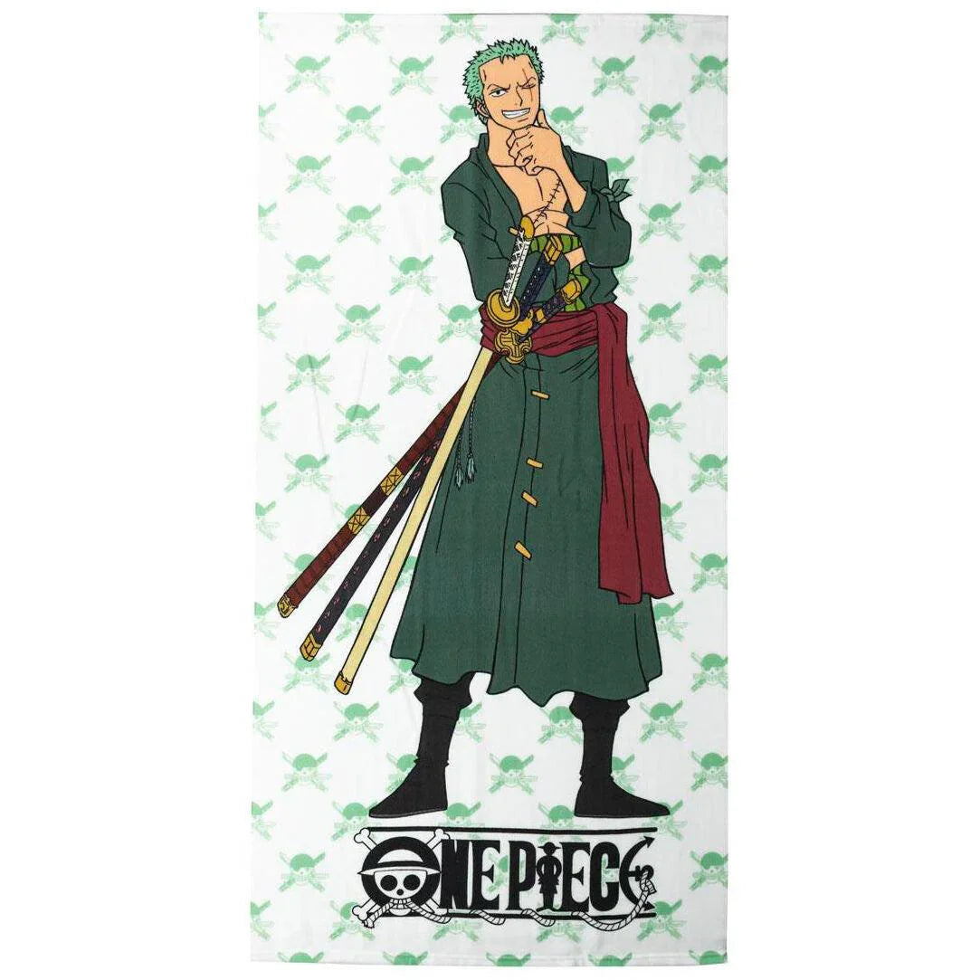 One Piece Roronoa Zoro Premium Towel Polyester - Ginga Toys