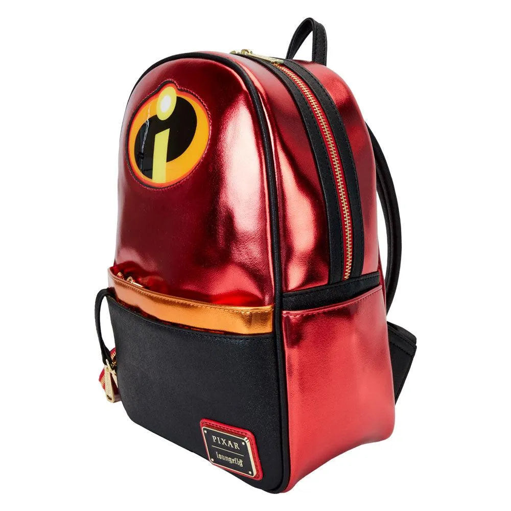 Pixar The Incredibles 20th Anniversary Metallic Cosplay Mini Backpack - Ginga Toys
